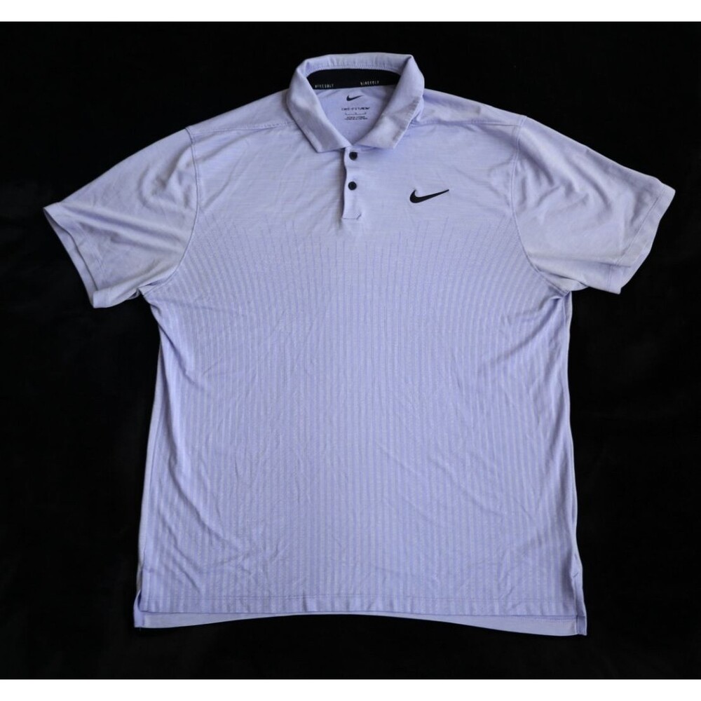 Nike Dri-FIT ADV Vapor Engineered Golf Polo Mens L Purple DN2243-580 Performance